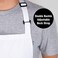 Xornis 2 Pack Bib Aprons with 2 Pockets Kitchen Apron Cooking Chef White
