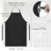PEASUG Waterproof Butcher Apron Extra Long Adjustable Lab Apron with Bib for Dishwashing Cooking Gardening Pet Grooming