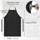PEASUG Waterproof Butcher Apron Extra Long Adjustable Lab Apron with Bib for Dishwashing Cooking Gardening Pet Grooming