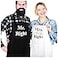 Prazoli Products Prazoli His and Her Matching Aprons for Couples Mr Right Mrs Always Right Matching His and Her Aprons Gifts for Couples Husband and Wife Gifts Presents for Valentines Day Anniversary