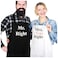 Prazoli Products Prazoli His and Her Matching Aprons for Couples Mr Right Mrs Always Right Matching His and Her Aprons Gifts for Couples Husband and Wife Gifts Presents for Valentines Day Anniversary