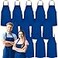 GREEN LIFESTYLE 12 Pack Professional Chef Apron Grilling Aprons for Men Waterproof Cooking Apron for BBQ Work or Restaurant Use Kitchen Aprons for Women Royal Blue No Pockets