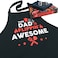 FixGrub Dad BBQ Apron Funny Apron Grill Apron Chef Apron with 3 Pockets Bottle Opener Towel and Gift Box 100 Cotton Ideal Birthday Christmas and Fathers Day Gift for Men