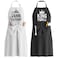 JDNFYGX King Queen Apron Set Matching Couples Kitchen Aprons with Deep Pockets Reinforced Stitching Waterproof Professional Cooking Gear for Wedding Engagement Bridal Shower Valentines Christmas