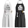 JDNFYGX King Queen Apron Set Matching Couples Kitchen Aprons with Deep Pockets Reinforced Stitching Waterproof Professional Cooking Gear for Wedding Engagement Bridal Shower Valentines Christmas