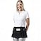 TOSHE Waist Apron with 3 Pockets Waterdrop Resistant Premium Cotton Waitress Apron 10 Color Option Server Apron Chef Apron Black