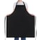 NLUS Chef Aprons for Men Women Kitchen Cooking Aprons for Women with 2 Pockets Adjustable Bib Aprons Water Oil Resistant 1 PACK Black
