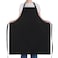NLUS Chef Aprons for Men Women Kitchen Cooking Aprons for Women with 2 Pockets Adjustable Bib Aprons Water Oil Resistant 1 PACK Black
