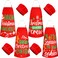 Hoolerry 4 Set Christmas Kids Apron and Chef Hat Snowman Deer Elf Santa Apron for Kitchen Baking Cooking Painting WearCute
