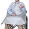 NYOrtho Deluxe Smokers Apron 30 x 34 Grey FlameRetardant Wheelchair Cover for Smoking Safety Fireproof ExtraDurable WipeClean Patient Apron with Side Straps HighPerformance Made in USA