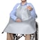NYOrtho Deluxe Smokers Apron 30 x 34 Grey FlameRetardant Wheelchair Cover for Smoking Safety Fireproof ExtraDurable WipeClean Patient Apron with Side Straps HighPerformance Made in USA