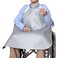 NYOrtho Deluxe Smokers Apron 30 x 34 Grey FlameRetardant Wheelchair Cover for Smoking Safety Fireproof ExtraDurable WipeClean Patient Apron with Side Straps HighPerformance Made in USA