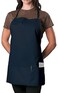 KNG Navy Blue 3 Pocket Adjustable Bib Apron for Men and Women