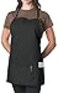KNG Black 3 Pocket Adjustable Bib Apron for Men and Women