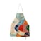 Phantomon Aprons for Women Cartoon Japanese Style Lovely Fish Print Chef Kitchen Cooking Funny Aprons Adults
