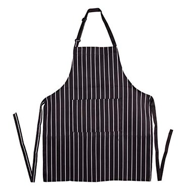iFly US Kitchen Aprons for Men Women Chefs Adjustable Bib Aprons with Big Pockets