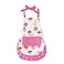 Pknoclan Cupcake Kids Apron Pink Baking Bib Apron for 26 Years Child Adjustable Kitchen Apron for Little Girls Cooking Daughters Gardening Toddler Gift