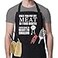 YuanDe Funny Grilling Apron Black BBQ Cooking Gift with 3 Large PocketsChef Kitchen Apron for Barbecue Smoking Baking Fathers Day Funny Cooking Aprons for men for DadHusband Boyfriend