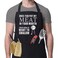 YuanDe Funny Grilling Apron Black BBQ Cooking Gift with 3 Large PocketsChef Kitchen Apron for Barbecue Smoking Baking Fathers Day Funny Cooking Aprons for men for DadHusband Boyfriend