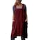 VLZUFE Cotton Linen Apron for women Cross Back Apron Pinafore Dress for Baking Cooking Gardening Work