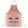 SSCSTS Hello Gorgeous Unicorn Eyelash Apron with 2 Pockets 265x331in Adjustable Size Bib Rose Gold Aprons for Men Women Kitchen Cooking Baking Gardening WQLSSS18