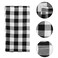 LGHSPOM Buffalo Check NapkinsFarmhouse Dinner NapkinsBlack and White Cloth Napkin