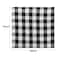 LGHSPOM Buffalo Plaid Napkins Farmhouse Decor Dinner Napkins Black and White