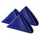 Cupuamon Cloth Napkins 20x20 inch Washable Polyester Dinner Napkins Soft Table Napkins for Wedding Party Dining BanquetRoyal Blue100PCS
