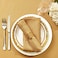 Mebakuk Cloth Napkins Set of 12 Premium 17 x 17 Inch Solid Washable Small Triangle Weave Napkins Soft Table Napkin for Wedding Party Restaurant Dinner Parties