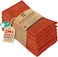 Utopia Kitchen Orange Cloth Napkins 12 Pack 18x18 Inch Absorbent Cotton Blend Washable and Reusable for Halloween Thanksgiving Dinner Restaurant Lunch Wedding and Hotel