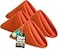 Utopia Home 24 Pack Orange Cloth Napkins 17x17 Inches 100 Polyester Hemmed Edges Washable and Reusable Ideal for Halloween Thanksgiving Parties Weddings and Dinners