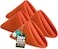 Utopia Home 24 Pack Orange Cloth Napkins 17x17 Inches 100 Polyester Hemmed Edges Washable and Reusable Ideal for Halloween Thanksgiving Parties Weddings and Dinners