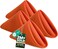 Utopia Home 24 Pack Orange Cloth Napkins 17x17 Inches 100 Polyester Hemmed Edges Washable and Reusable Ideal for Halloween Thanksgiving Parties Weddings and Dinners