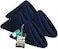 Utopia Home 24 Pack Navy Blue Cloth Napkins 17x17 Inches 100 Polyester Hemmed Edges Washable and Reusable Ideal for Parties Weddings and Dinners