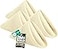 Utopia Home 24 Pack Ivory Cloth Napkins 17x17 Inches 100 Polyester Hemmed Edges Washable and Reusable Ideal for Parties Weddings and Dinners