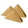 Cupuamon Cloth Napkins 17x17 inch Washable Polyester Dinner Napkins Soft Table Napkins for Wedding Party Dining BanquetGold25PCS