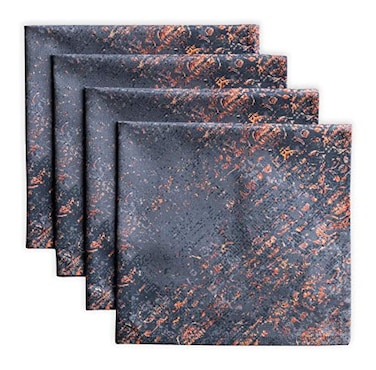 Maison d' Maison d Hermine Cloth Napkins Set of 4 100 Cotton for Thanksgiving Christmas Decorations Everyday Reusable Square Fall Napkins Cloth Washable Dinner Party Imperfection 20x20
