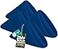 Utopia Home 24 Pack Royal Blue Cloth Napkins 17x17 Inches 100 Polyester Hemmed Edges Washable and Reusable Ideal for Parties Weddings and Dinners