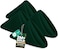 Utopia Home 24 Pack Hunter Green Cloth Napkins 17x17 Inches 100 Polyester Hemmed Edges Washable and Reusable Ideal for Parties Weddings and Dinners