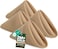 Utopia Home 24 Pack Beige Cloth Napkins 17x17 Inches 100 Polyester Hemmed Edges Washable and Reusable Ideal for Parties Weddings and Dinners