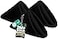Utopia Home Black Cloth Napkins 12 Pack 20x20 Inches Ideal Dinner Napkins for Party Wedding and LunchDinner