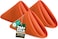 Utopia Home Orange Cloth Napkins 12 Pack 18x18 Inches Ideal Dinner Napkins for Halloween Thanksgiving Party Wedding and LunchDinner