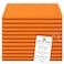 Aunti Em's Aunti Ems Kitchen Apricot Cotton Napkins Cloth 20 x 20 Oversized 100 Natural Bulk Linens for Dinner Events Weddings Set of 12
