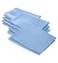 LA Linen 10Pack Poly Poplin Napkin Soft Cloth Napkins Washable Reusable Napkins Stain and Wrinkle Resistance Table Napkins for Dinner Wedding Parties 18 by 18Inch Blue Light