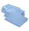 LA Linen 10Pack Poly Poplin Napkin Soft Cloth Napkins Washable Reusable Napkins Stain and Wrinkle Resistance Table Napkins for Dinner Wedding Parties 18 by 18Inch Blue Light