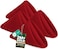 Utopia Home 24 Pack Red Cloth Napkins 17x17 Inches 100 Polyester Hemmed Edges Washable and Reusable Ideal for Parties Weddings and Dinners