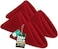 Utopia Home 24 Pack Red Cloth Napkins 17x17 Inches 100 Polyester Hemmed Edges Washable and Reusable Ideal for Parties Weddings and Dinners