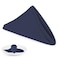 PLOYMONO Navy Blue Heavy Duty Polyester Napkins 17 x 17 Inch Solid Washable Cloth Dinner Napkins Set of 8 Napkins with Hemmed Edges Great for Weddings Parties Banquets Dinner More