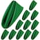 Aneco ANECO 12 Pieces Satin Napkins Soft Dinner Napkins Square Table Napkins 17 x 17 Inches for Restaurant Weddings Party Dinner DecorationForest Green