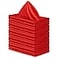 Aneco ANECO 16 Pack Square Satin Napkin Bright Silk Table Napkin Soft Smooth Fabric Table Napkin for Wedding Banquet Party Decoration Red 20 x 20 Inch